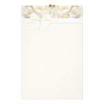 White Rose Elegance 2 Custom Stationery