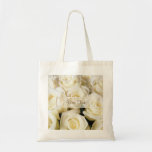 White Rose Elegance Template Tote Bags