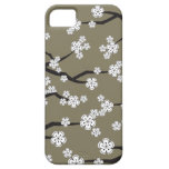 White Sakuras Cherry Blossoms iPhone CaseMate
