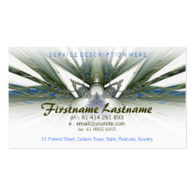 White SCiFi Business card