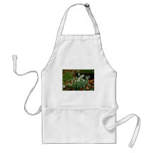 white Snowdrops flowers Apron