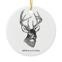 White Tailed Buck ornaments