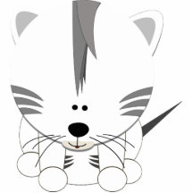 White Tiger Cub Acrylic Cut Out Pin