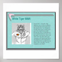 white_tiger_mma print