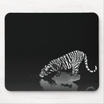 White tiger mousepad mousepads