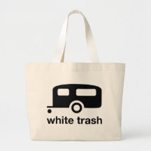 White Trash trailer icon - trailer park Canvas Bag