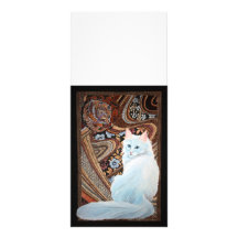 White Turkish Angora Rack Cards