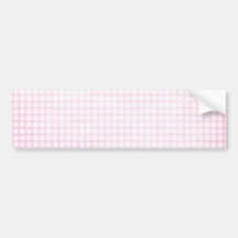 White Washed Pink Bumper Sticker