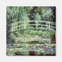 White Waterlilies, 1899 Fridge Magnets