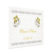 White Wedding Gallery Wrapped Canvas