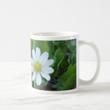 White Wildflower Mug