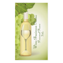 White Wine Business Card