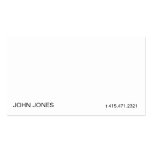 White XX Business Card Template
