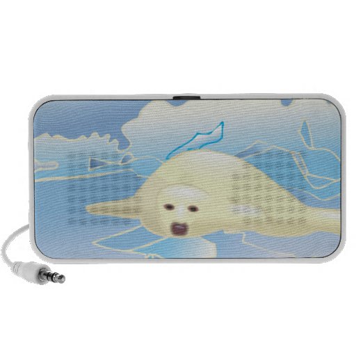 whitecoat baby seal iPhone speaker