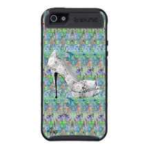 WHITELACE FASHION HI HEELED SHOE ARA ORIG. ART CASES FOR iPhone 5