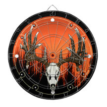 Whitetail skull dart boards