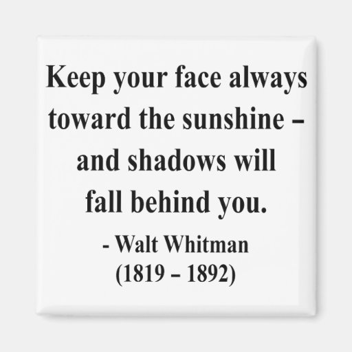 Whitman Quote 7a Magnets