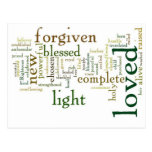 Who I am in Christ Light Colours Post Cards