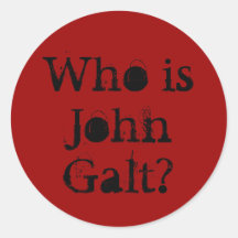 Who is John Galt? Sticker