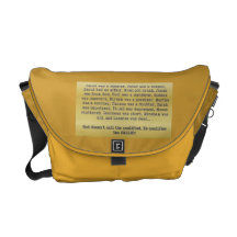 who Jesus calls bag Messenger Bag