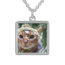 Who Threw That Snowball!? Silver Necklace