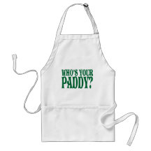 Who's Your Paddy Aprons