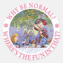 WHY BE NORMAL? STICKERS