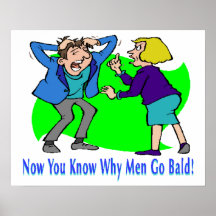 Why Men Go Bald Posters