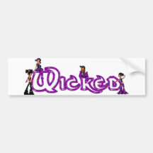 WICKED BUMPER STICKERS
