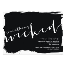 Wicked - Halloween Party Invitation