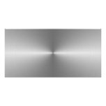 wide circular steel custom photo card