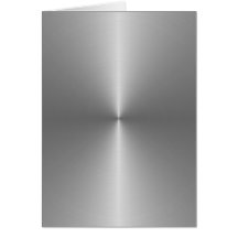 wide circular steel greeting card
