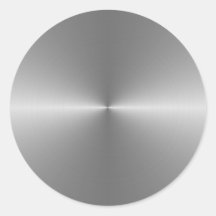 wide circular steel sticker