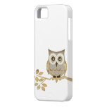 Wide Eyes Owl in Tree Case iPhone 5 Covers