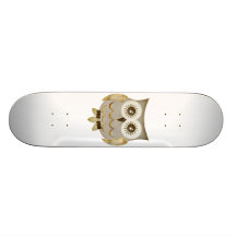 Wide Eyes Owl Skateboard