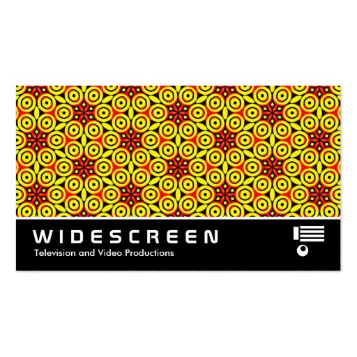 Widescreen 130 business card template