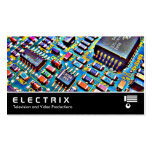 Widescreen 315 - Electronics Business Card Template