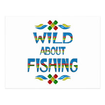 Wild About Fishing Post Card