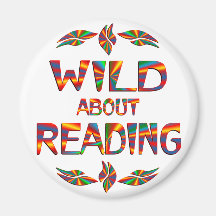 Wild About Reading Fridge Magnets