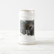Wild Amur Leopard Beer Stein Mugs