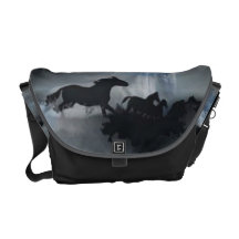 wild and free horses bag courier bags