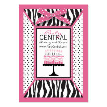Wild Birthday Cake HP Business Card