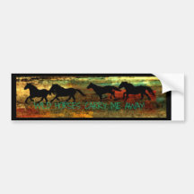 Wild Horse bumper sticker