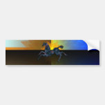 Wild Horses #13 Twilight Mist Bumper Stickers