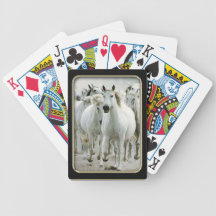 Wild Horses Photo Art Playing Cards