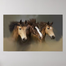 Wild Horses Three Print