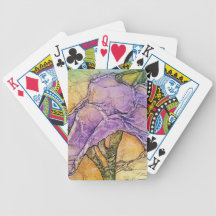 Wild Iris Bicycle Poker Deck