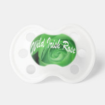 "Wild Irish Rose" Baby Pacifiers