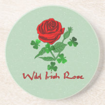 Wild Irish Rose Drink Coasters