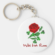 Wild Irish Rose Keychain